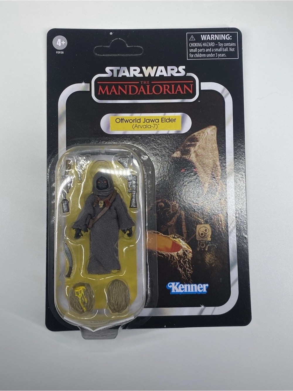Star Wars Vintage Collection Offworld Jawa Elder Arvala-7 Mandalorian Unpunched